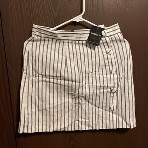 Forever 21 Striped Linen Skirt